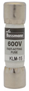 KLM 13?32? x 1-1?2? 600Vac/dc fast-acting  supplemental fuses