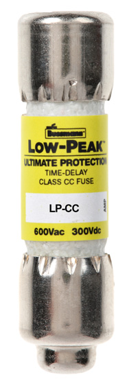 Low-Peak? LP-CC Class CC 600 Vac/300 Vdc,  1/2-30 A time-delay fuses