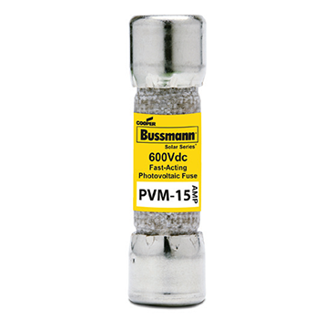 PVM fast-acting 13?32? x 1-1?2? (10x38 mm)  600 Vdc photovoltaic fuses